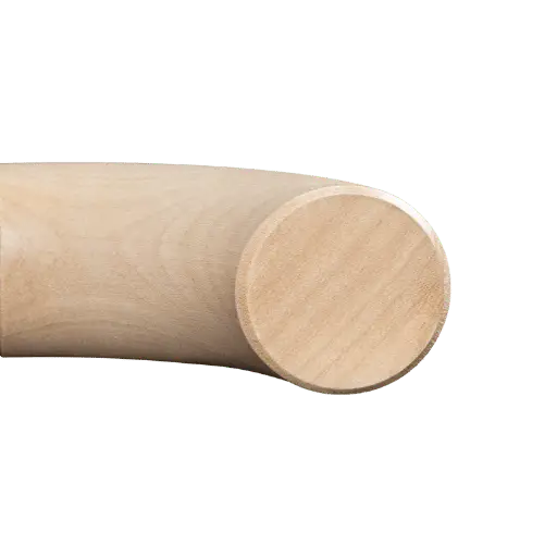 Endbogen Ahorn rund