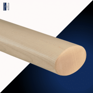 Handlauf Ahorn, oval Nahaufnahme der Maserung