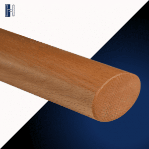 Handlauf Buche, oval Nahaufnahme