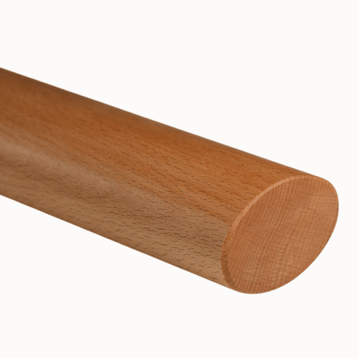 Handlauf Buche, oval Nahaufnahme