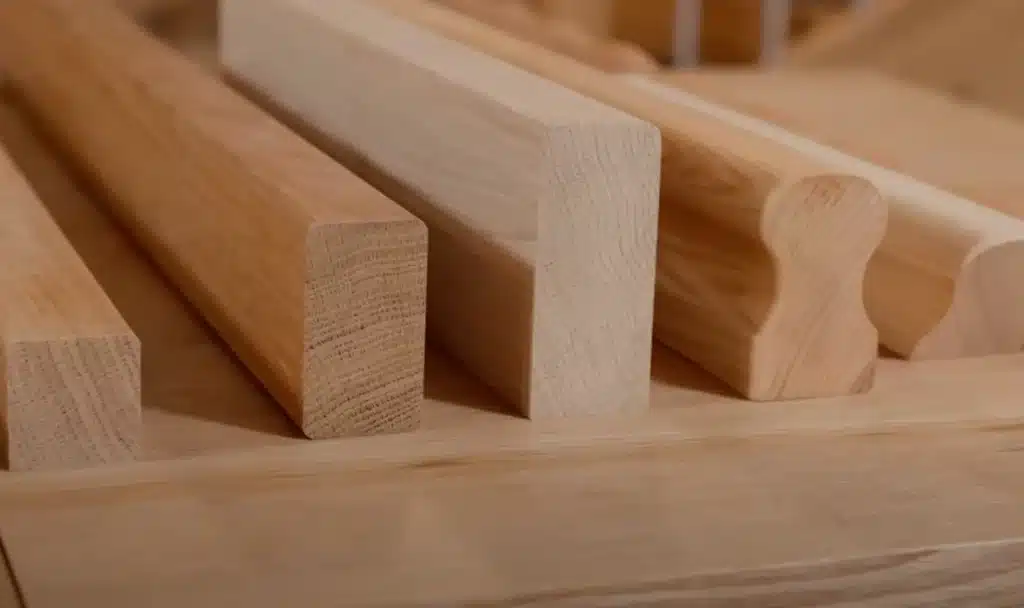 Handläufe in verschiedenen Holzarten und Formen